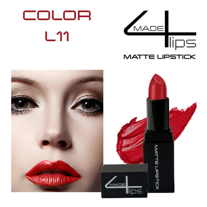 mattierter Lippenstift von made4lips, Farben L01 -L06 - Copy