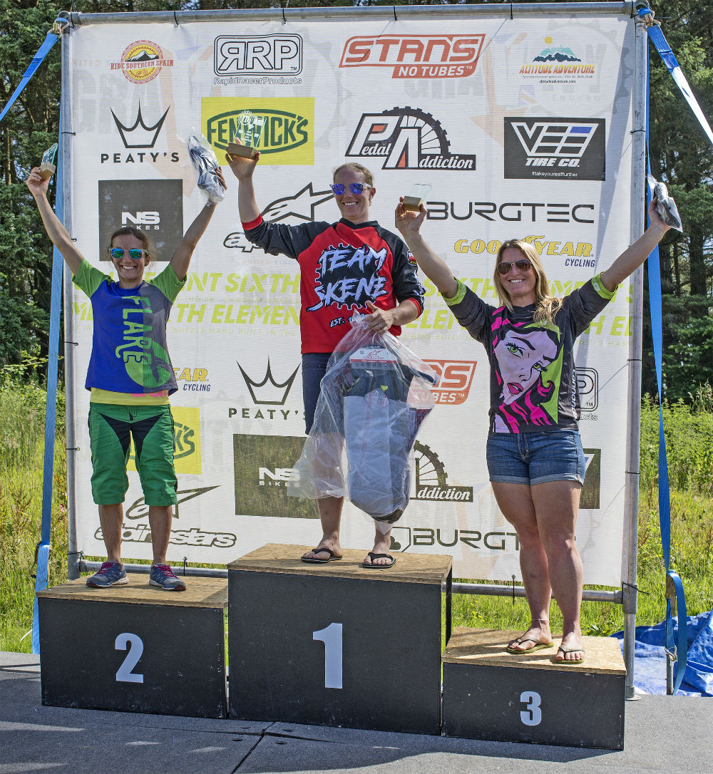 Carrie Afan Podium