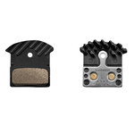 Shimano Spares Shimano J04C Brake Pads, Sintered with Cooling Fin - Ice Tech