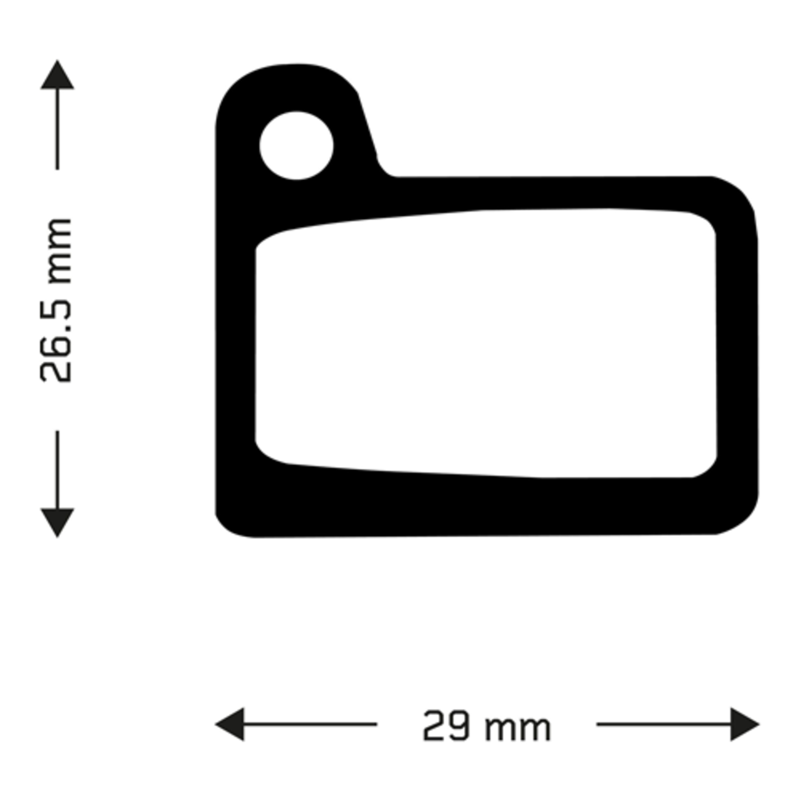 Aztec Aztec Disc Brake Pads Shimano M555, Organic