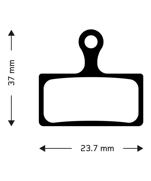 Aztec Aztec Disc Brake Pad Shimano XTR 2011, Organic