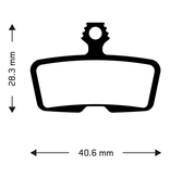 Aztec Aztec Disc Brake Pads Avid Code 2011, Organic