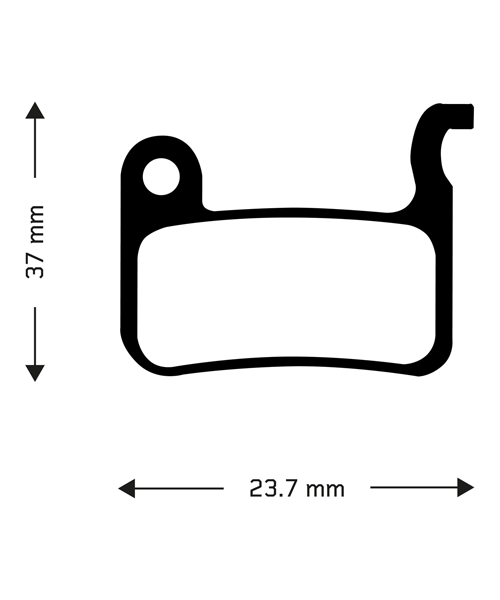 Aztec Aztec Disc Brake Pads Shimano XTR/SAINT/M800/XTM765/M858, Organic