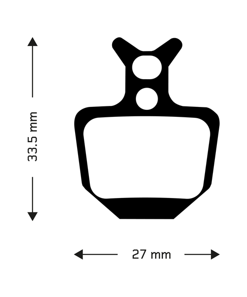 Aztec Aztec Disc Brake Pads Formula ORO, Sintered