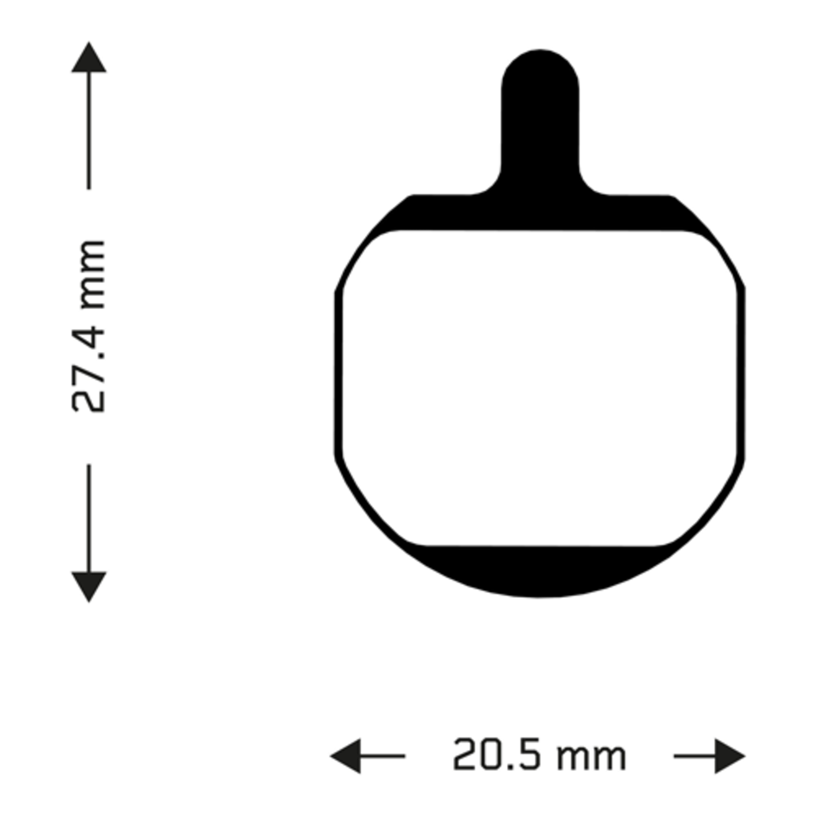 Aztec Aztec Disc Brake Pads HayesSo1e/MX1/2, Organic