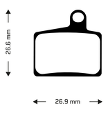 Aztec Aztec Disc Brake Pads Hayes Stroker Ryde, Organic