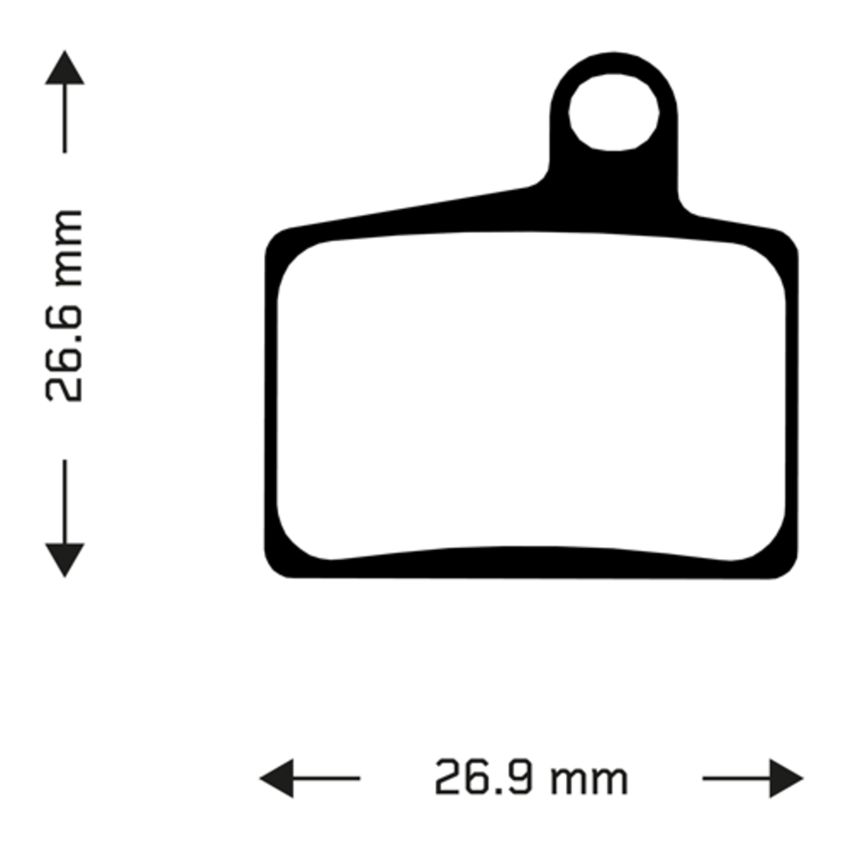 Aztec Aztec Disc Brake Pads Hayes Stroker Ryde, Organic