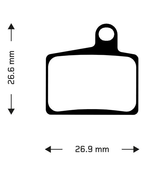 Aztec Aztec Disc Brake Pads Hayes Stroker Ryde, Organic