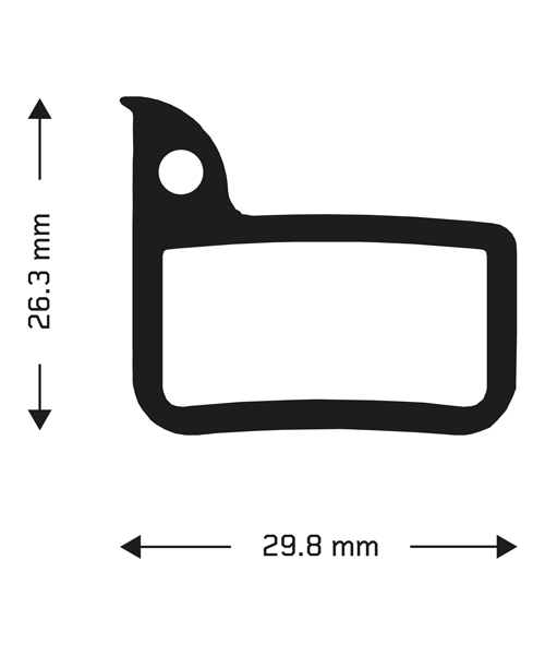 Aztec Aztec Disc Brake Pads Sram Red, Organic