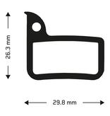 Aztec Aztec Disc Brake Pads Sram Red, Sintered