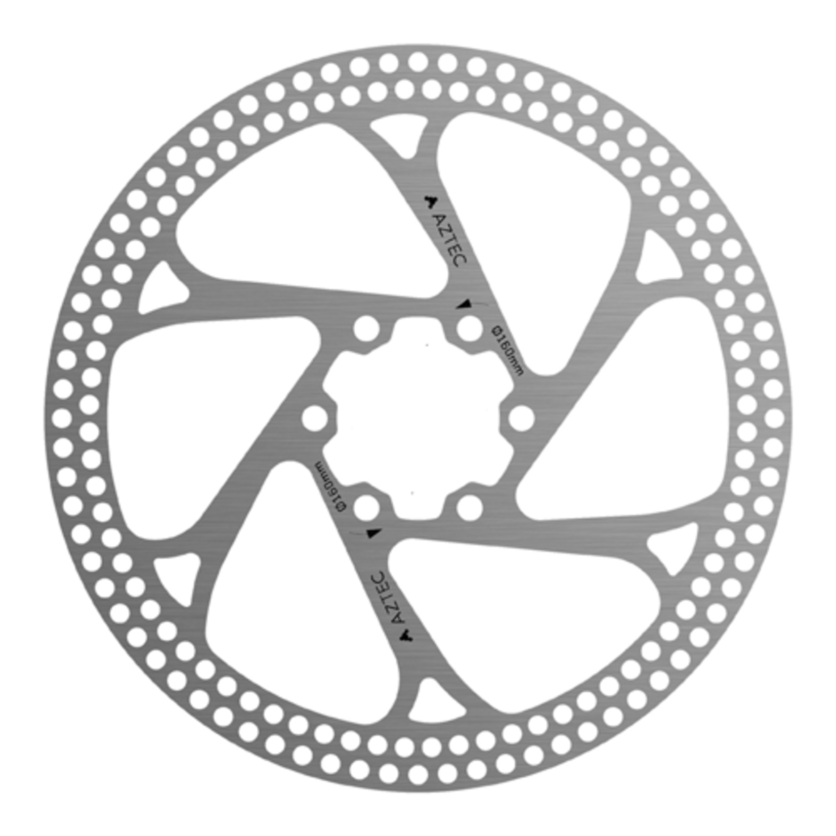 Aztec Aztec 160 mm stainless steel rotor with circular holes