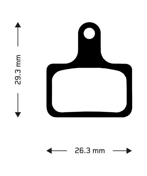 Aztec Aztec Disc Brake Pads Shimano Flat Mount - GRX/Ultegra/Dura Ace, Organic