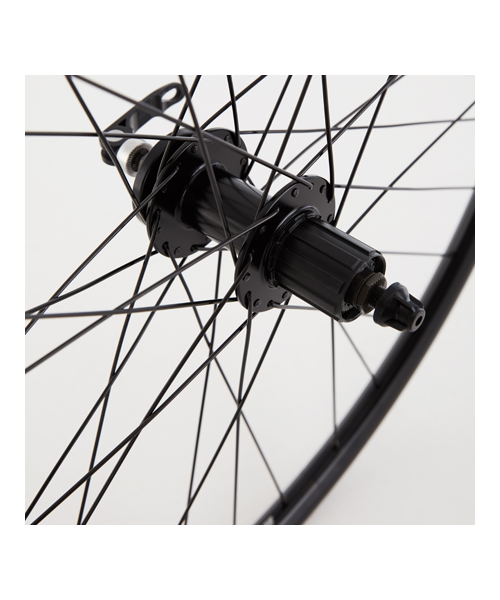 M:Part M:Part Wheel 26" Alloy 6B Rear Hub Q/R (Suits 8/9/10 Speed) Cassette 135 MM / 26" DW Disc Rim (559) / DT Swiss Plain Gauge 32 Spokes / Black