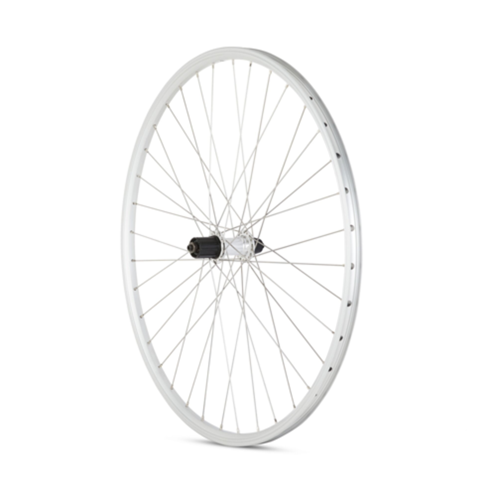 M:Part M:Part Wheel 700c Alloy Rear Hub Q/R (Suits 8/9/10 Speed) Cassette 135 MM /  DW Hybrid Rim / DT Swiss Plain Gauge 36 Spokes / Silver