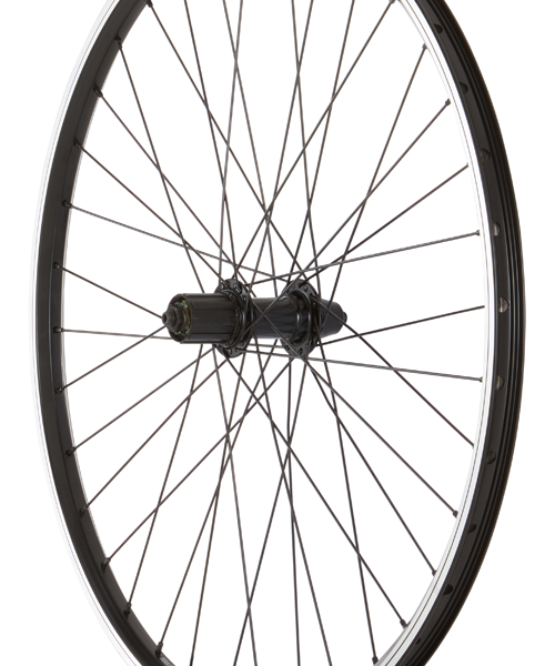 M:Part M:Part Wheel 26" Alloy Rear Hub Q/R (Suits 8/9/10 Speed) Cassette 135 MM / 26" DW Rim (559) / DT Swiss Plain Gauge 36 Spokes / Black Wheel