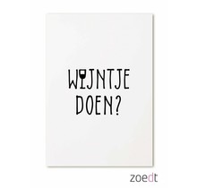 Kaart Wijntje doen?