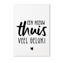 Cadeaukaartje Een nieuw thuis