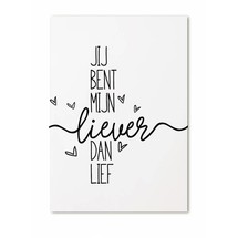 Kaart Jij bent mijn liever dan lief