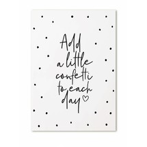 Kaart Add a little confetti to each day