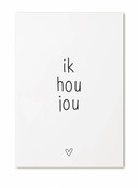 Kaart Ik hou jou Kaart Ik hou jou