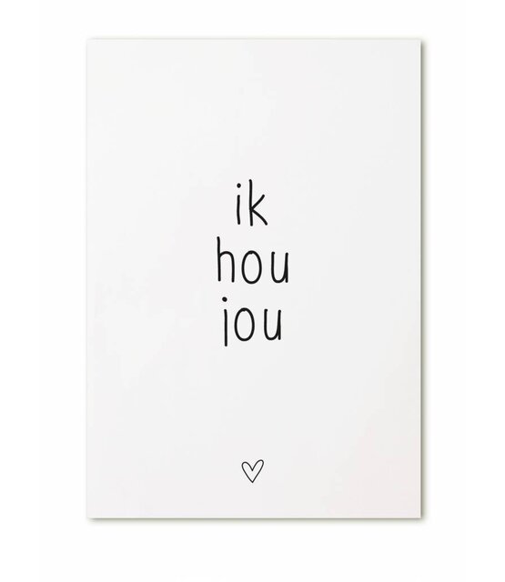 Kaart Ik hou jou Kaart Ik hou jou