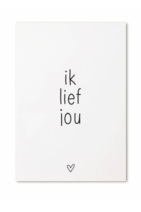 Kaart Ik lief jou