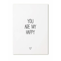Kaart You are my happy