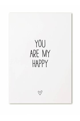 Kaart You are my happy