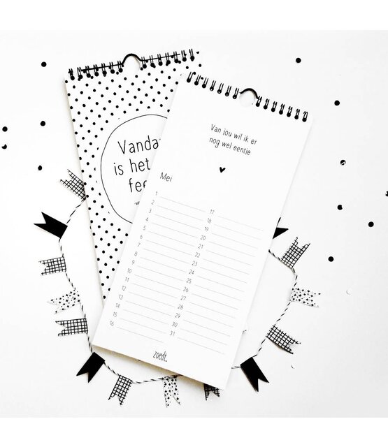 Verjaardagskalender met quotes