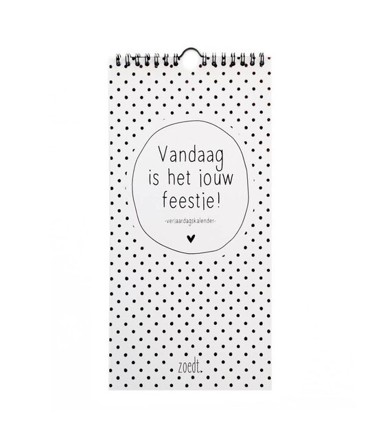 Verjaardagskalender met quotes