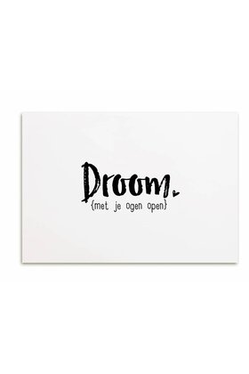 Kaart Droom met je ogen open