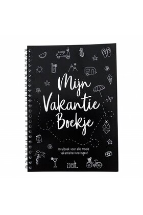 Vakantie invulboek