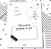 Slinger bedankt juf of meester met 25 invulkaarten Slinger bedankt juf of meester met 25 invulkaarten