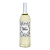 Fles etiket met tekst Een nieuwe baan, gefeliciteerd