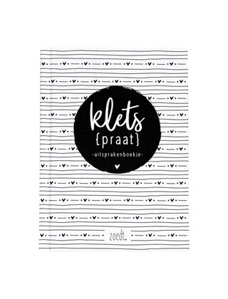 Kletspraat - Uitsprakenboekje