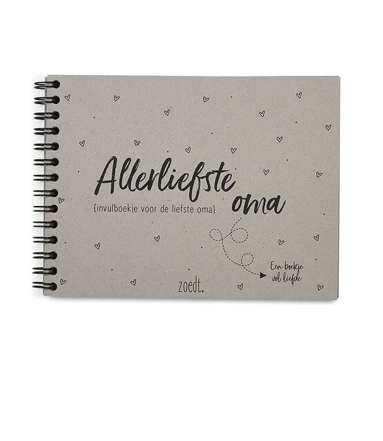 Superleuk invulboekje voor de liefste oma!