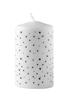 Kaars met dots patroon