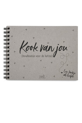 Kookvanjou invulboekje