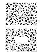Envelop met panter patroon