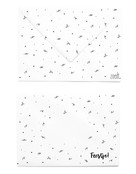 Bedrukte envelop feestje met patroon