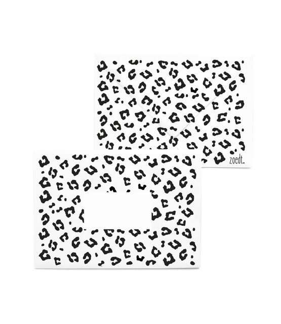 Envelop met panter patroon
