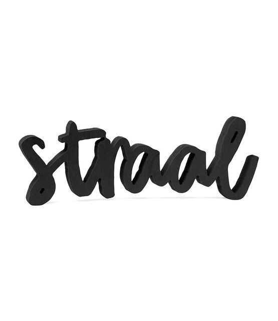 STRAAL van  zwart hout STRAAL van  zwart hout