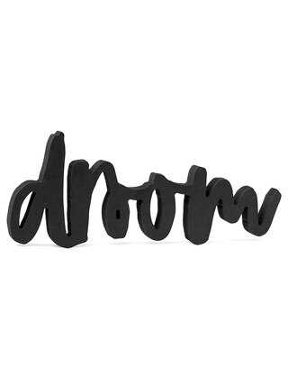 DROOM van  zwart hout
