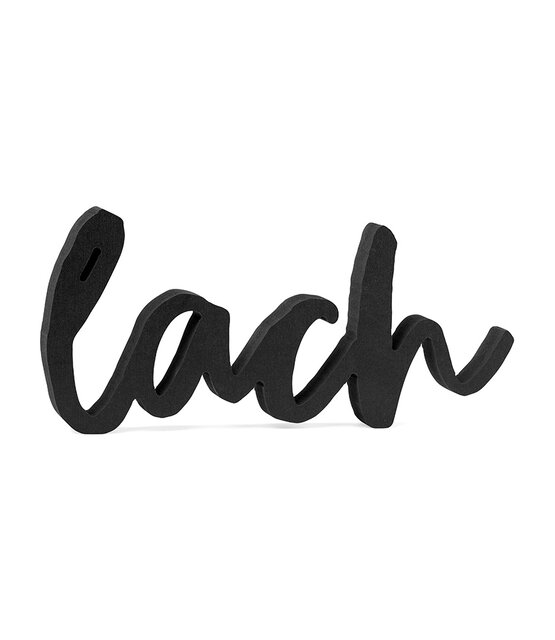 LACH van  zwart hout