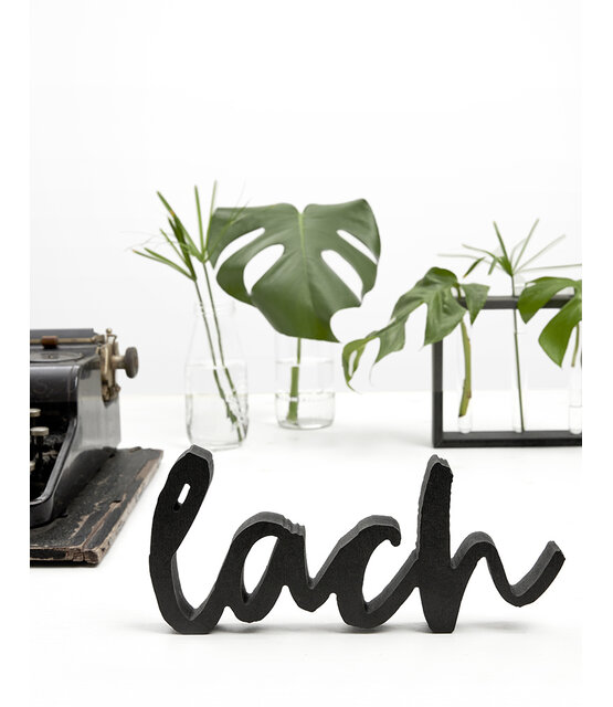 LACH van  zwart hout