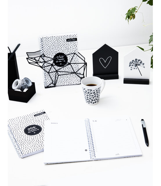 Planner things to do 'Geluk is genieten van wat er is'  in A5 formaat