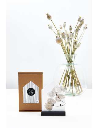 Cadeaupakket Iets moois voor thuis - huisje met gedroogde bladeren