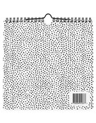 Verjaardagskalender zwart wit vierkant Verjaardagskalender zwart wit vierkant