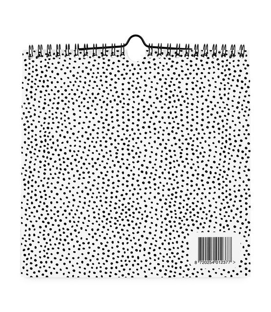 Verjaardagskalender zwart wit vierkant Verjaardagskalender zwart wit vierkant