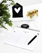 Verjaardagskalender zwart wit vierkant Verjaardagskalender zwart wit vierkant